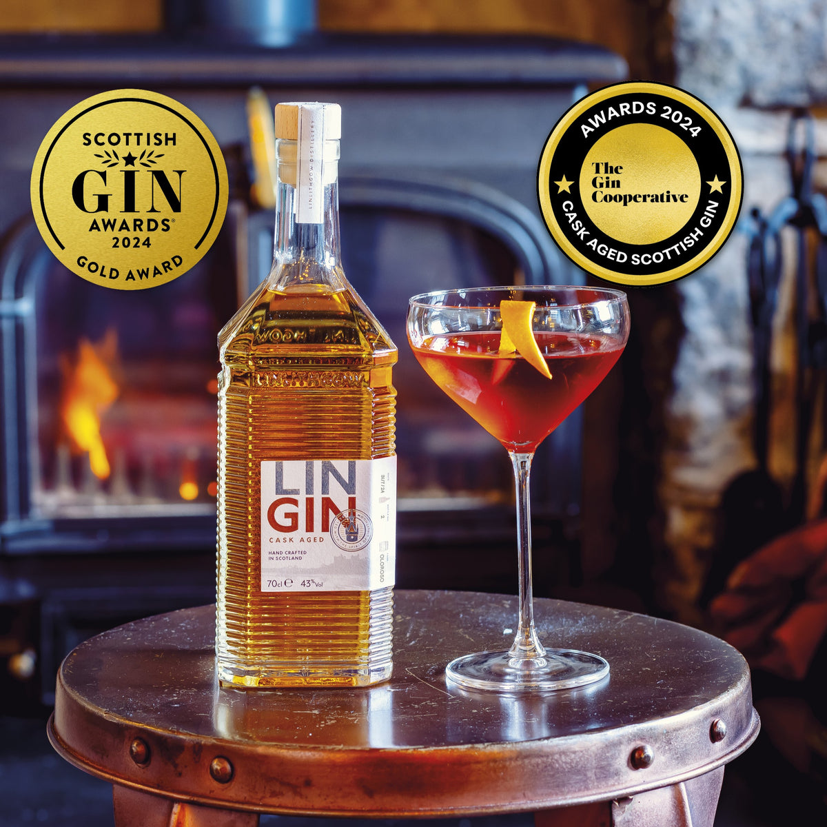 LinGin Cask Aged Gin #6 Oloroso (LE) 43% ABV - 70cl