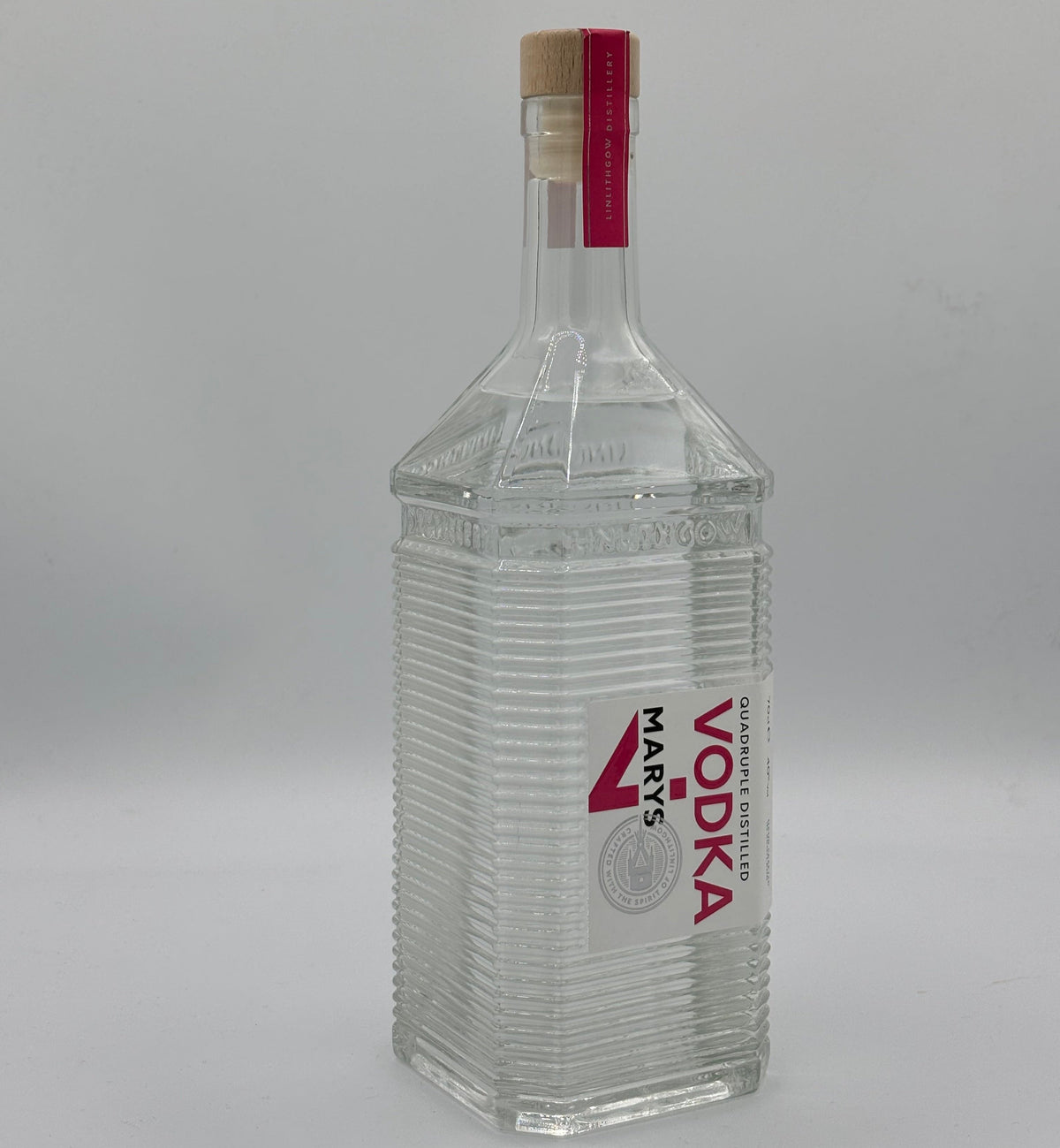 Four Marys Vodka Bottle Angled