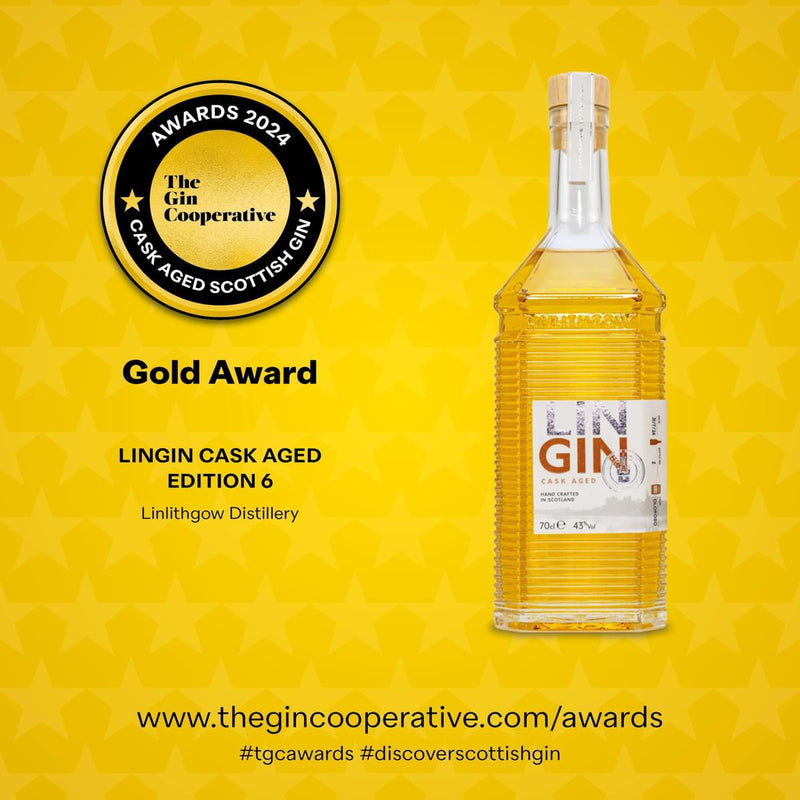 LinGin Cask Aged Limited Edition Gin - Gold Award Winner