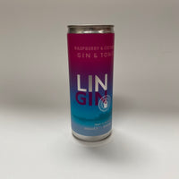 LinGin Raspberry & Coconut cans - 8 or 12