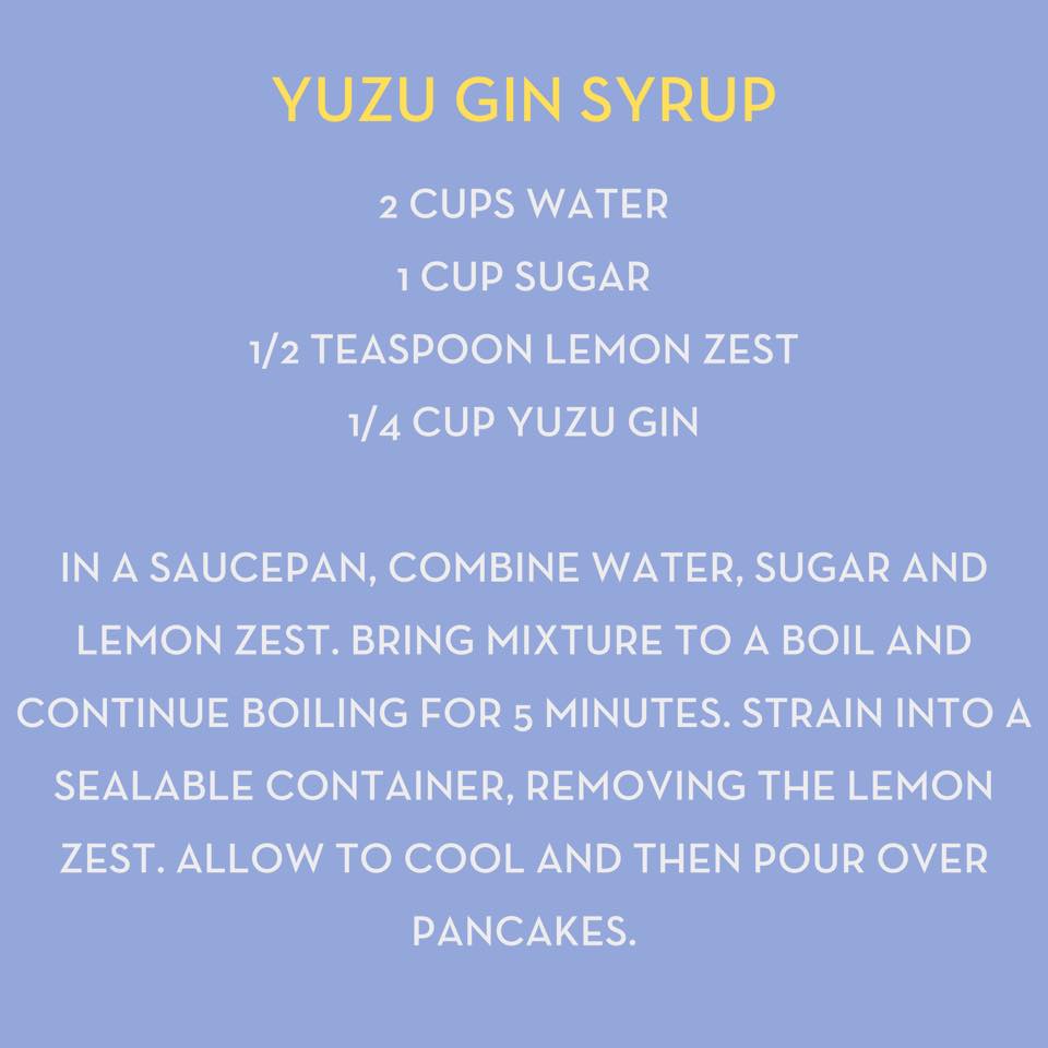 LinGin Yuzu Gin Syrup Recipe